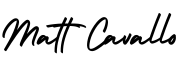 Matt Cavallo signature