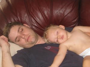 Being a dad with multiple sclerosis means that nap time may not be an individual activity