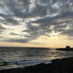 Sunrise over Gun Rock Beach in Hull